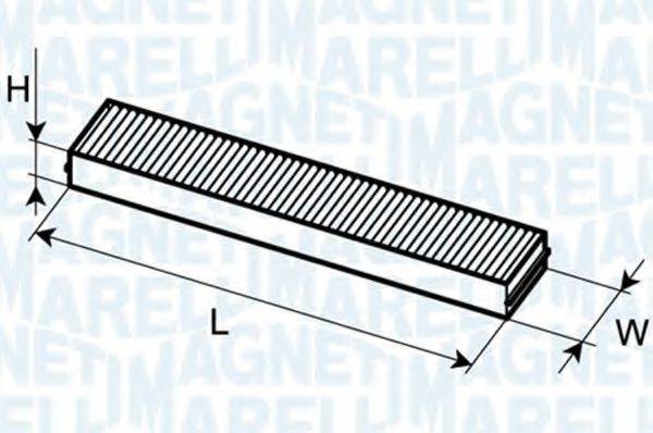 MAGNETI MARELLI 350203061040 Фільтр, повітря у внутрішньому просторі