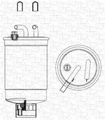 MAGNETI MARELLI 213908514000 Паливний фільтр