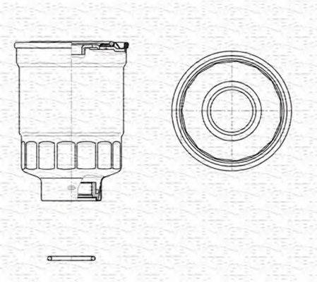 MAGNETI MARELLI 213908526000 Паливний фільтр