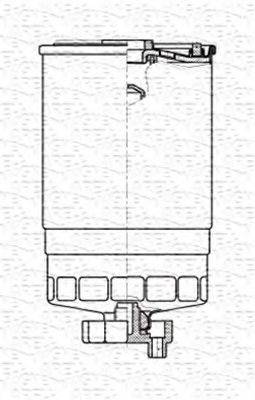 MAGNETI MARELLI 213908576000 Паливний фільтр