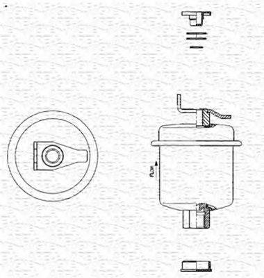 MAGNETI MARELLI 213908720000 Паливний фільтр