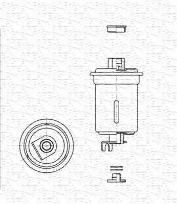 MAGNETI MARELLI 213908908600 Паливний фільтр