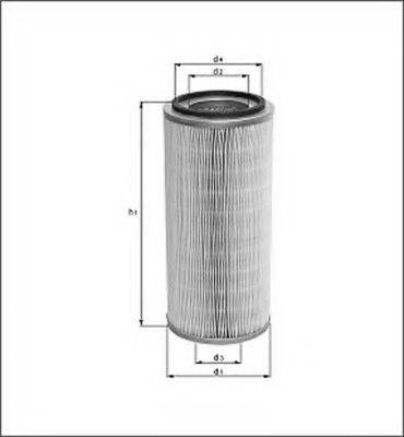 MAGNETI MARELLI 154087982250 Повітряний фільтр