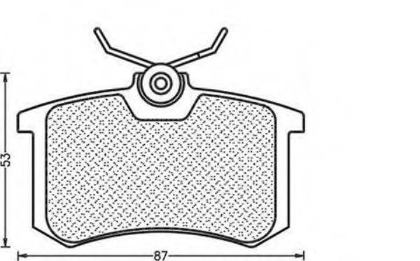 MAGNETI MARELLI 430216171256 Комплект гальмівних колодок, дискове гальмо