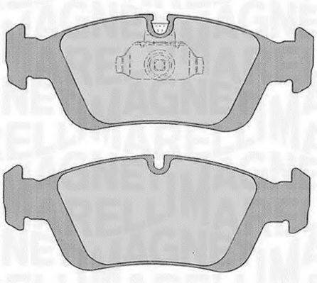 MAGNETI MARELLI 363916060155 Комплект гальмівних колодок, дискове гальмо