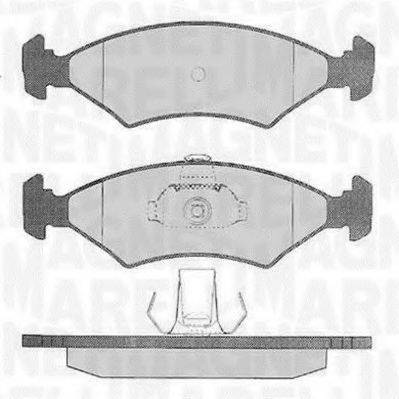 MAGNETI MARELLI 363916060248 Комплект гальмівних колодок, дискове гальмо