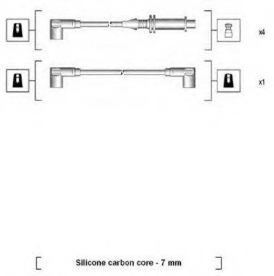 MAGNETI MARELLI 941085070563 Комплект дротів запалювання