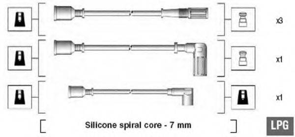 MAGNETI MARELLI 941095480591 Комплект дротів запалювання