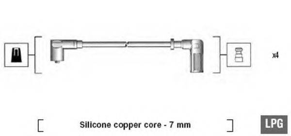 MAGNETI MARELLI 941095870625 Комплект дротів запалювання