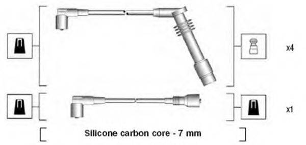 MAGNETI MARELLI 941125380688 Комплект дротів запалювання