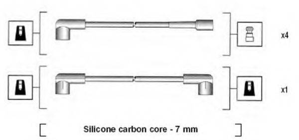 MAGNETI MARELLI 941245020809 Комплект дротів запалювання