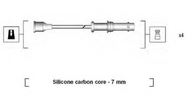 MAGNETI MARELLI 941355020920 Комплект дротів запалювання