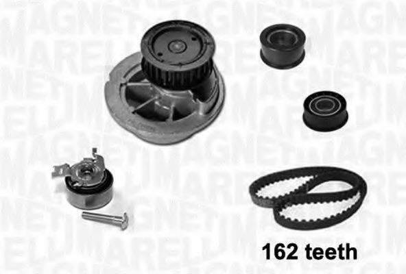 MAGNETI MARELLI 341404200001 Водяний насос + комплект зубчастого ременя