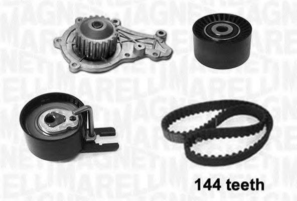 MAGNETI MARELLI 341406450001 Водяний насос + комплект зубчастого ременя