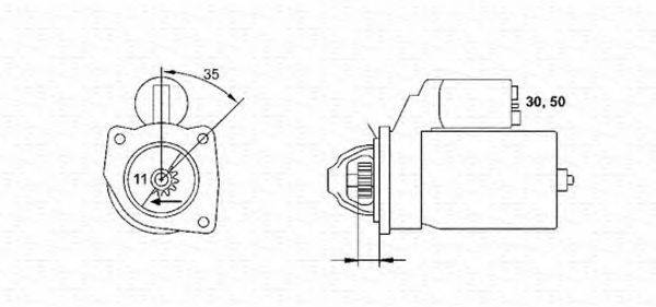 MAGNETI MARELLI 943241070010 Стартер