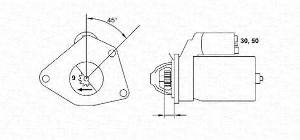 MAGNETI MARELLI 943251124010 Стартер