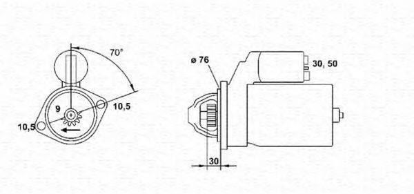 MAGNETI MARELLI 943251273010 Стартер