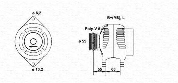 MAGNETI MARELLI 943354075010 Генератор