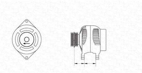 MAGNETI MARELLI 943355169010 Генератор