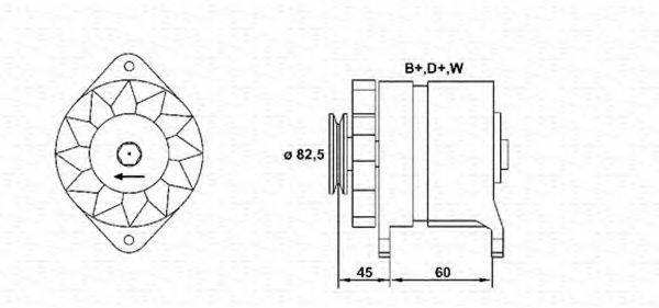 MAGNETI MARELLI 943356266010 Генератор