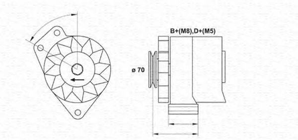 MAGNETI MARELLI 943356606010 Генератор