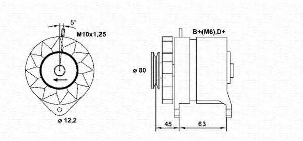 MAGNETI MARELLI 943356903010 Генератор