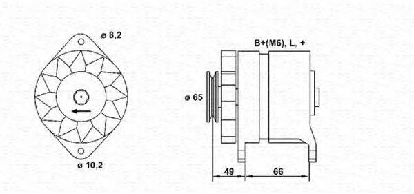 MAGNETI MARELLI 943356919010 Генератор