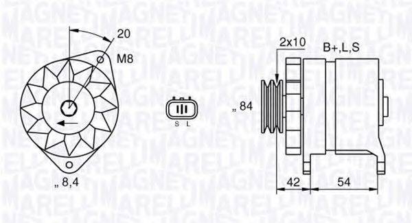 MAGNETI MARELLI 063532604010 Генератор