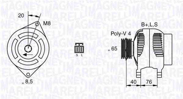 MAGNETI MARELLI 063532623010 Генератор