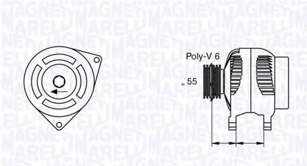 MAGNETI MARELLI 063377429010 Генератор