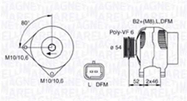 MAGNETI MARELLI 063730027010 Генератор