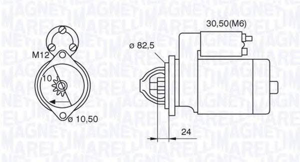 MAGNETI MARELLI 063521090680 Стартер