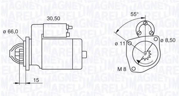 MAGNETI MARELLI 063521070970 Стартер