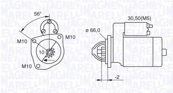 MAGNETI MARELLI 063521084000 Стартер