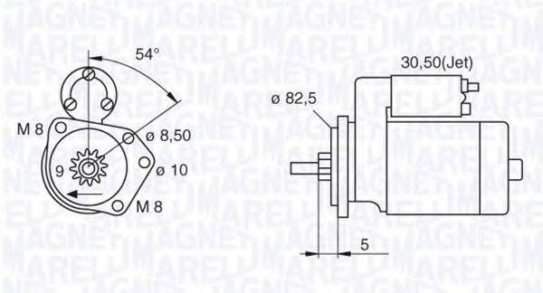 MAGNETI MARELLI 063521120440 Стартер