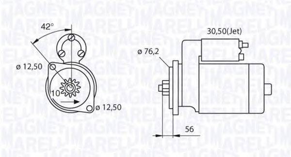 MAGNETI MARELLI 063521210260 Стартер