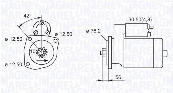 MAGNETI MARELLI 063521230120 Стартер