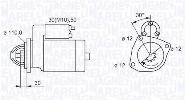 MAGNETI MARELLI 063523620730 Стартер