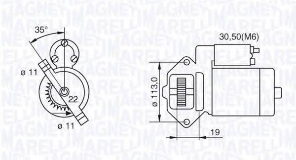 MAGNETI MARELLI 063280031010 Стартер