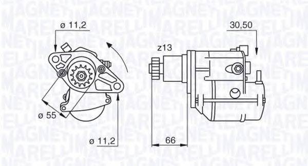 MAGNETI MARELLI 063280053010 Стартер