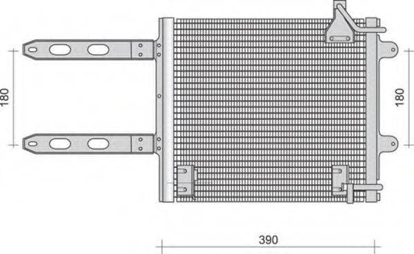 MAGNETI MARELLI 350203291000 Конденсатор, кондиціонер