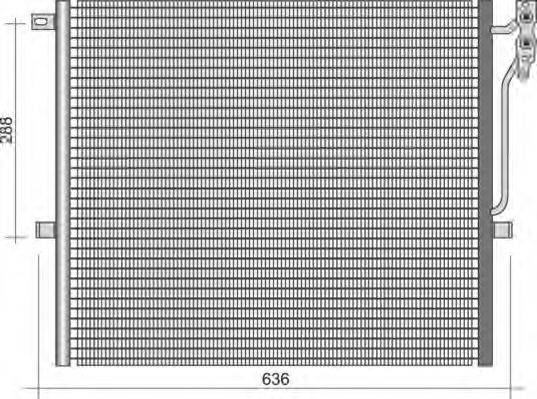 MAGNETI MARELLI 350203354000 Конденсатор, кондиціонер