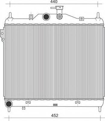 MAGNETI MARELLI 350213935000 Радіатор, охолодження двигуна