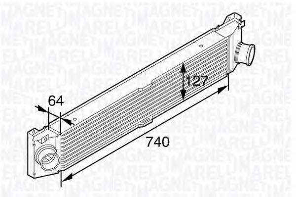 MAGNETI MARELLI 351319201990 Інтеркулер