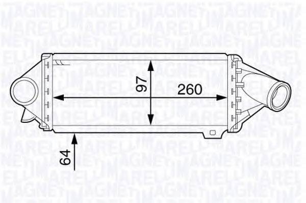 MAGNETI MARELLI 351319202460 Інтеркулер