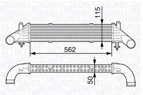 MAGNETI MARELLI 351319202570 Інтеркулер