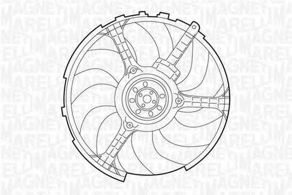 MAGNETI MARELLI 069422032010 Вентилятор, охолодження двигуна