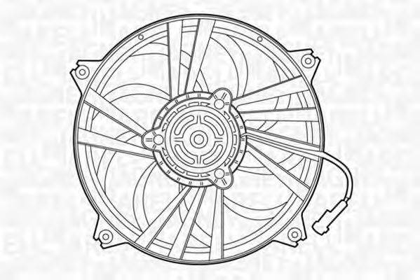 MAGNETI MARELLI 069422288010 Вентилятор, охолодження двигуна