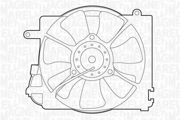 MAGNETI MARELLI 069422293010 Вентилятор, охолодження двигуна