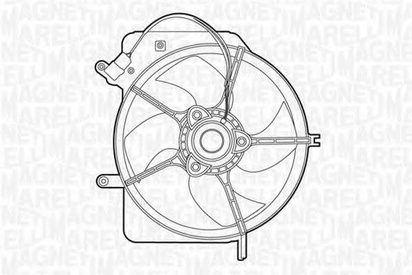 MAGNETI MARELLI 069422322010 Вентилятор, охолодження двигуна